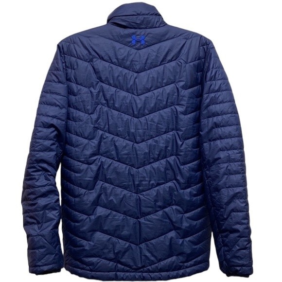 Under Armour UA ColdGear Reactor Puffer Jacket in Navy - Size Small - Picture 2 of 10